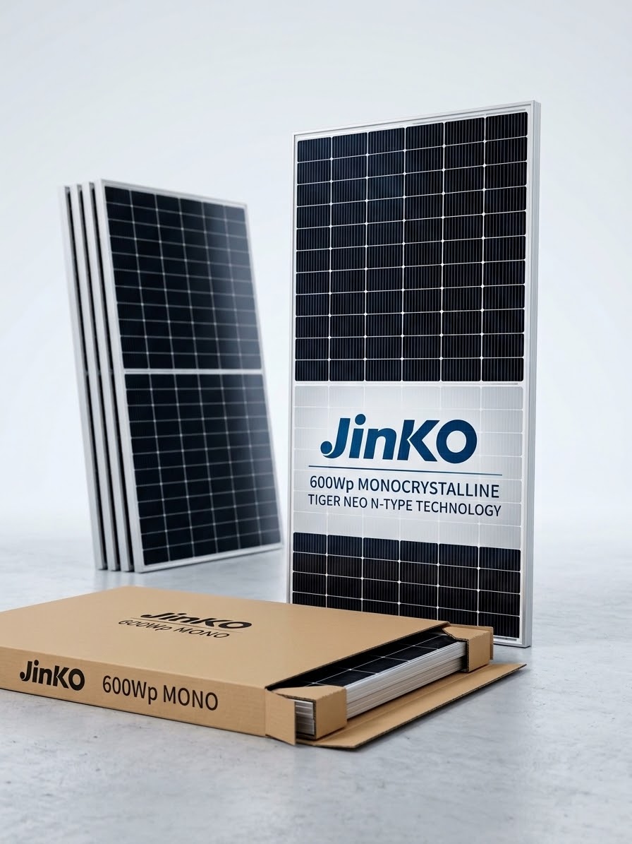 600W Jinko Monocut Bifacial Solar Panel - Image 2