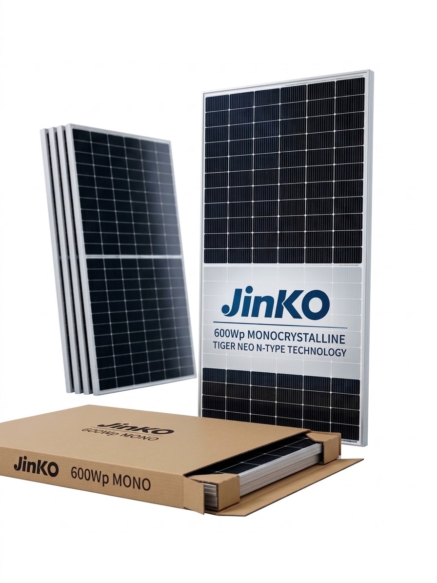 600W Jinko Monocut Bifacial Solar Panel
